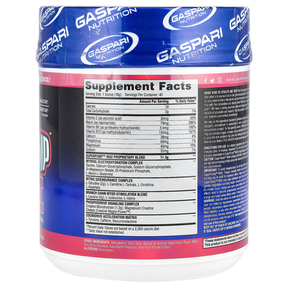 Gaspari Nutrition, SuperPump™ Max, Watermelon, 1.41 lbs (640 g)