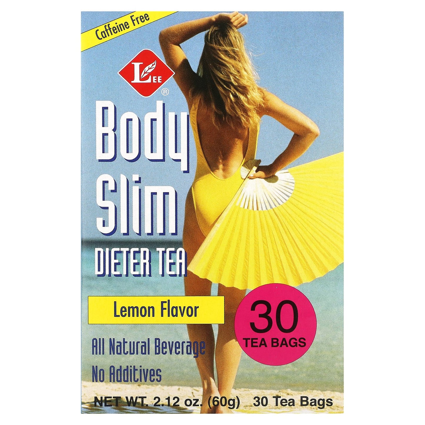 Uncle Lee's Tea, Body Slim Dieter Tea, Lemon, Caffeine Free, 30 Tea Bags, 2.12 oz (60 g)