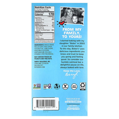 Bobo's Oat Bars, Original Oatmeal Bars, 12 Bars, 3 oz (85 g) Each