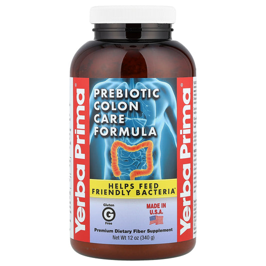 Yerba Prima, Prebiotic Colon Care Formula, 12 oz (340 g)