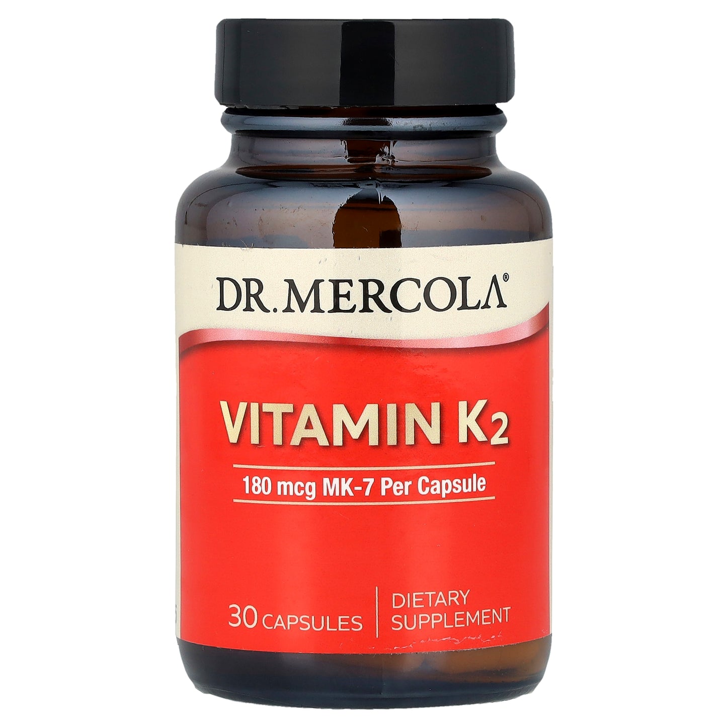 Dr. Mercola, Vitamin K2, 180 mcg, 30 Capsules