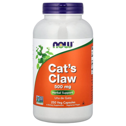NOW Foods, Cat's Claw, 500 mg, 250 Veg Capsules