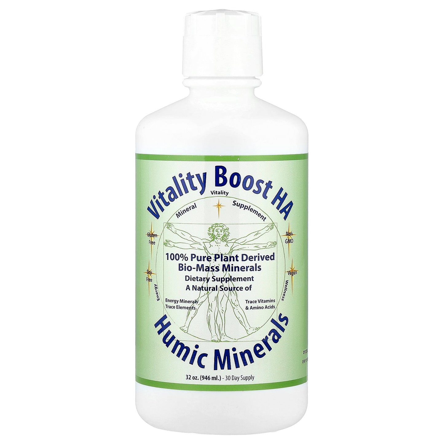 Morningstar Minerals, Vitality Boost HA, Humic Minerals, 32 oz (946 ml)