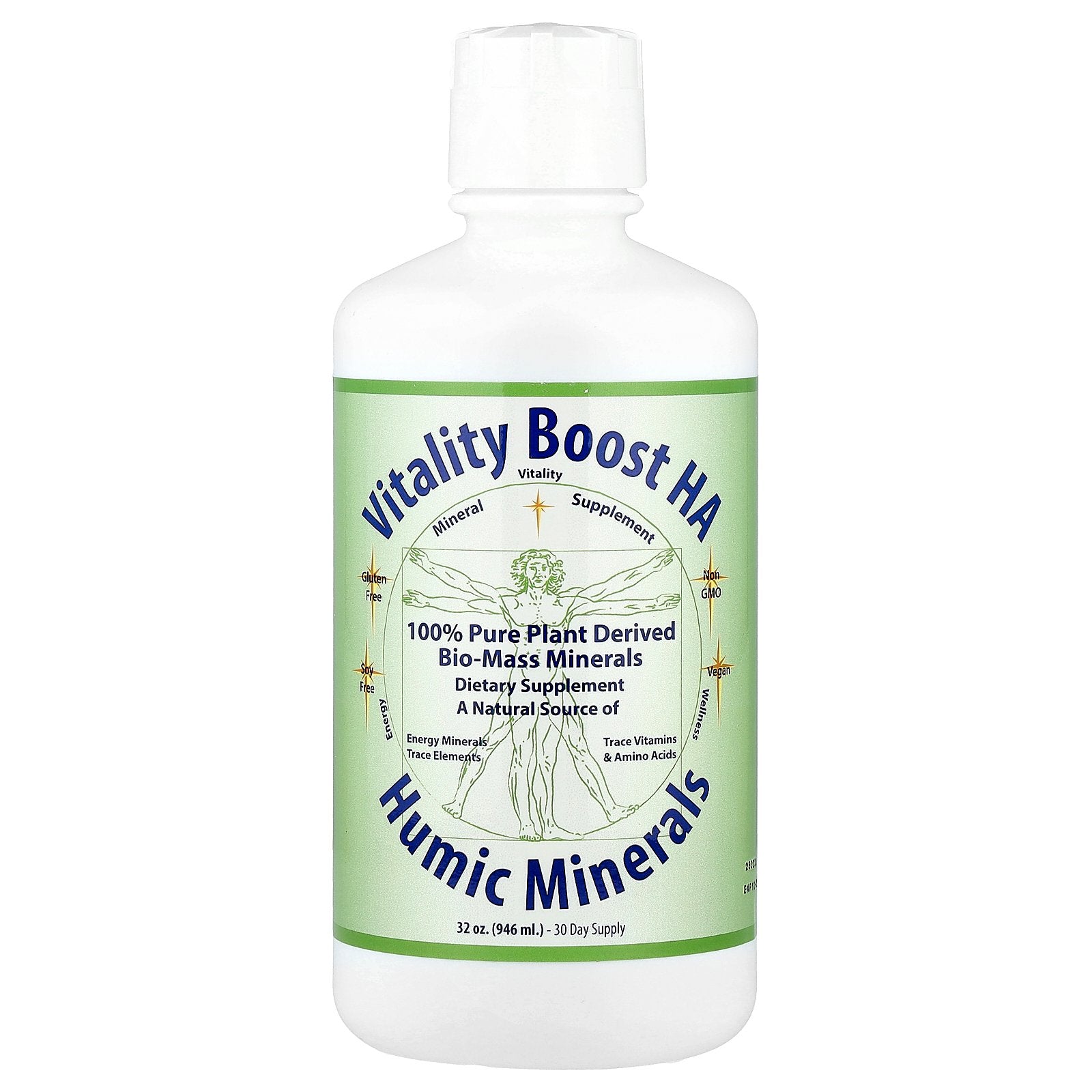 Morningstar Minerals, Vitality Boost HA, Humic Minerals, 32 oz (946 ml)