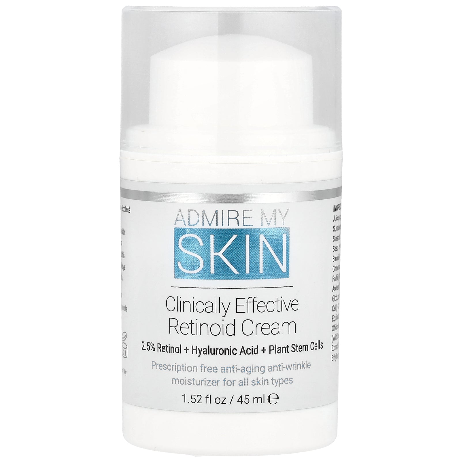 Admire My Skin, Clinically Effective Retinoid Cream, 1.52 fl oz (45 ml)