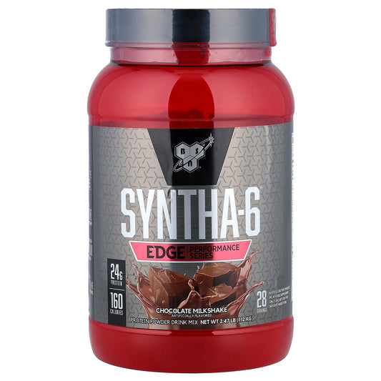BSN, Syntha-6® Edge, Protein Powder Drink Mix, Chocolate Milkshake, 2.47 lb (1.12 kg)