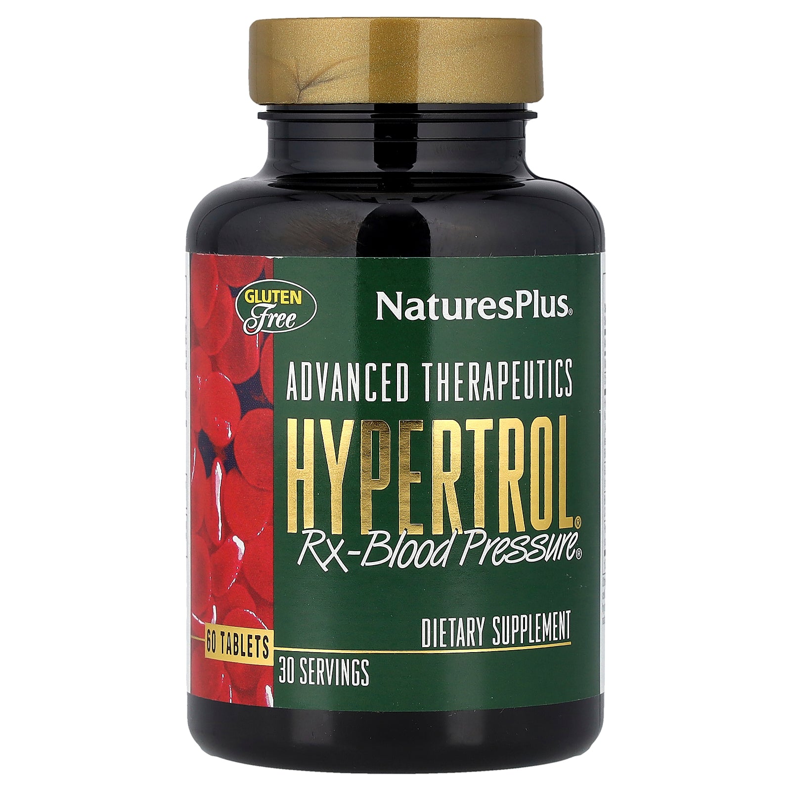 NaturesPlus, Advanced Therapeutics, Hypertrol®, RX Blood Pressure®, 60 Tablets