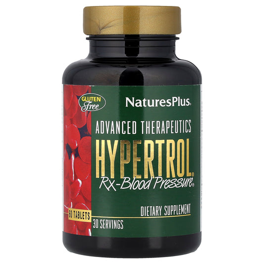 NaturesPlus, Advanced Therapeutics, Hypertrol®, RX Blood Pressure®, 60 Tablets