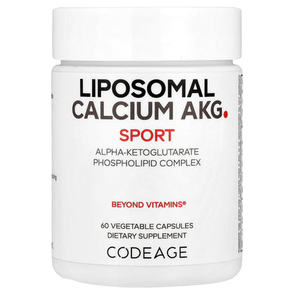 Codeage, Liposomal Calcium AKG, 700 mg, 60 Vegetable Capsules