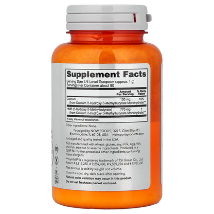 NOW Foods, Sports, HMB Powder, 3.2 oz (90 g)