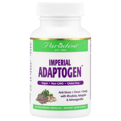 Paradise Herbs, Imperial Adaptogen, 60 Vegetarian Capsules