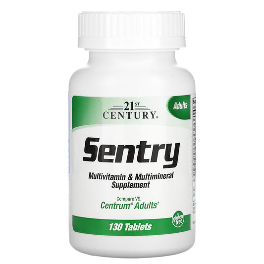 21st Century, Sentry, Adults Multivitamin & Multimineral Supplement, 130 Tablets