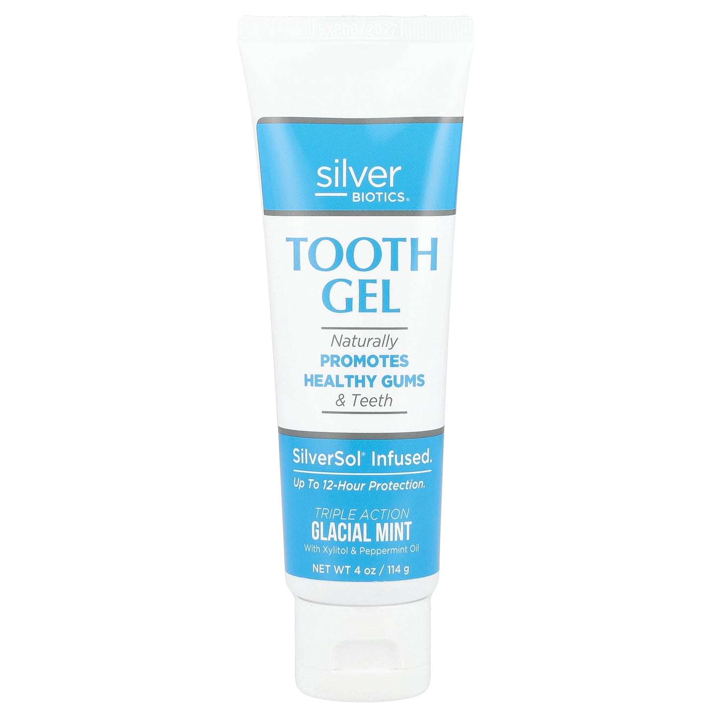 American Biotech Labs, Silver Biotics®, Tooth Gel, Glacial Mint, 4 oz (114 g)