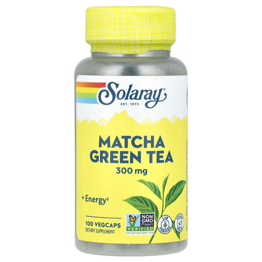 Solaray, Matcha Green Tea, 300 mg, 100 VegCaps