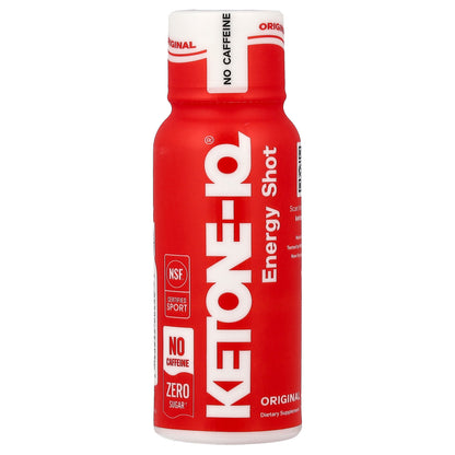 Ketone-IQ, Energy Shot, Original, Caffeine Free, 6 Bottles, 2 fl oz (59 ml) Each