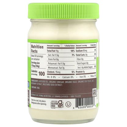 Primal Kitchen, Mayo with Avocado Oil, 12 fl oz (355 ml)