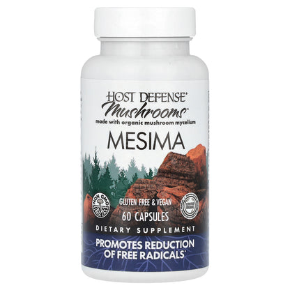 Host Defense, Mushrooms™, Mesima, 60 Capsules (0.5 g per Capsule)