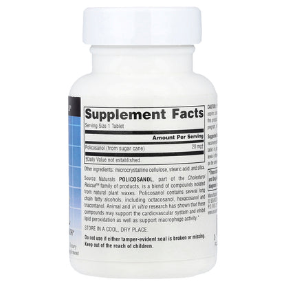 Source Naturals, Policosanol, 20 mg, 60 Tablets