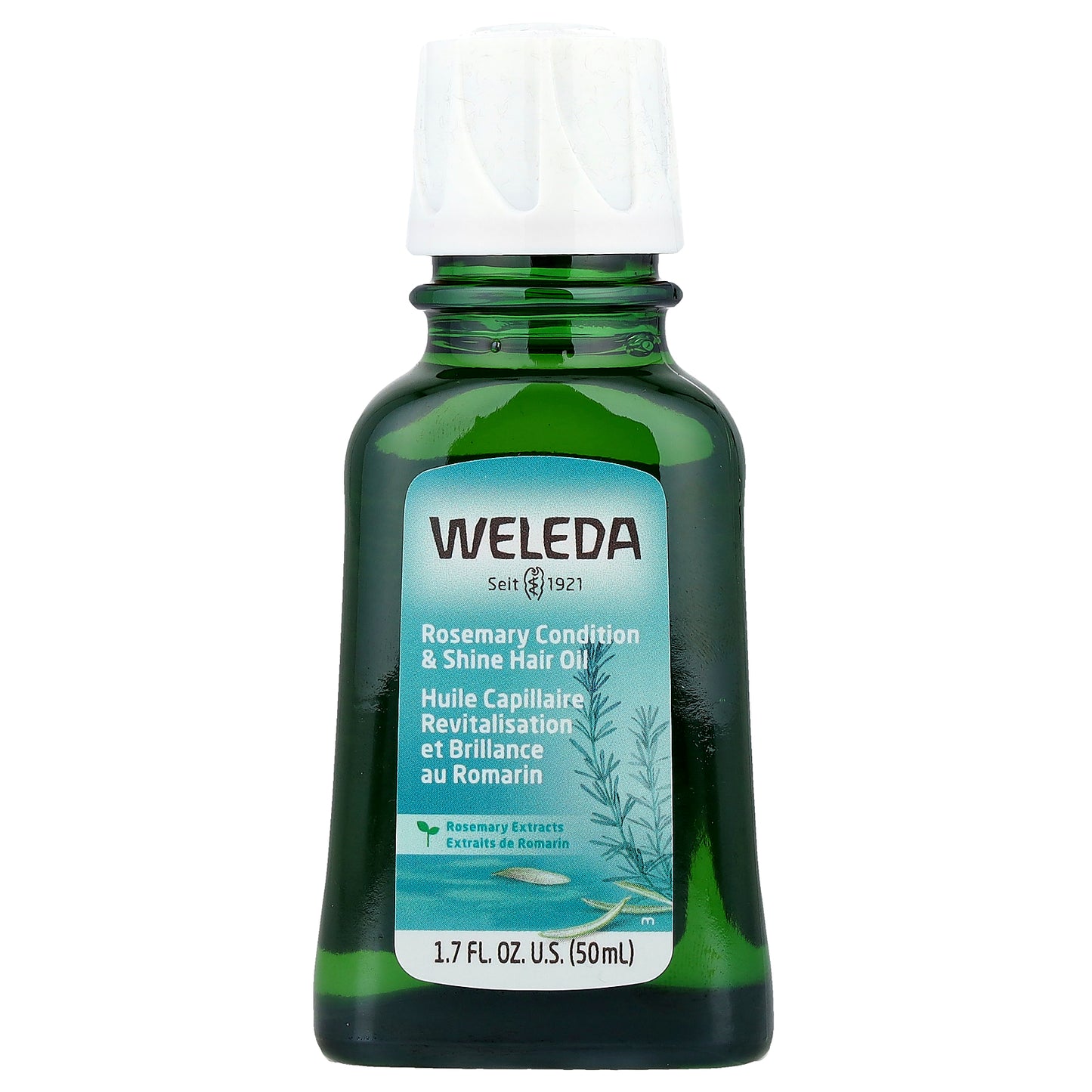 Weleda, Condition & Shine Hair Oil, Rosemary Extracts, 1.7 fl oz (50 ml)