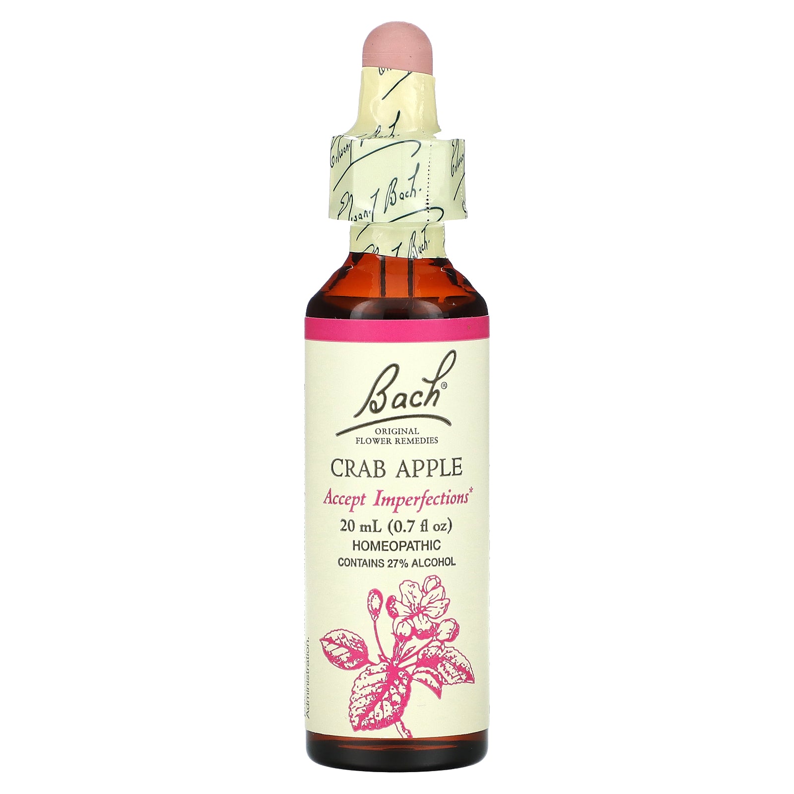 Bach, Original Flower Remedies, Crab Apple, 0.7 fl oz (20 ml)