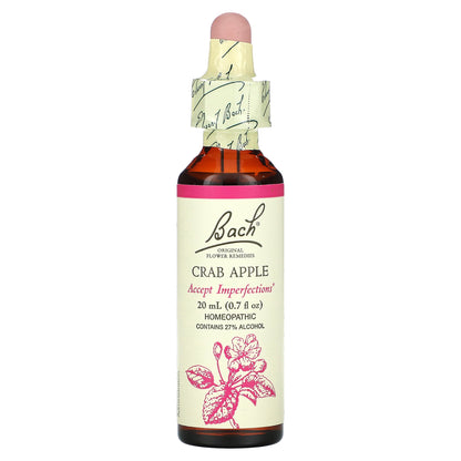 Bach, Original Flower Remedies, Crab Apple, 0.7 fl oz (20 ml)