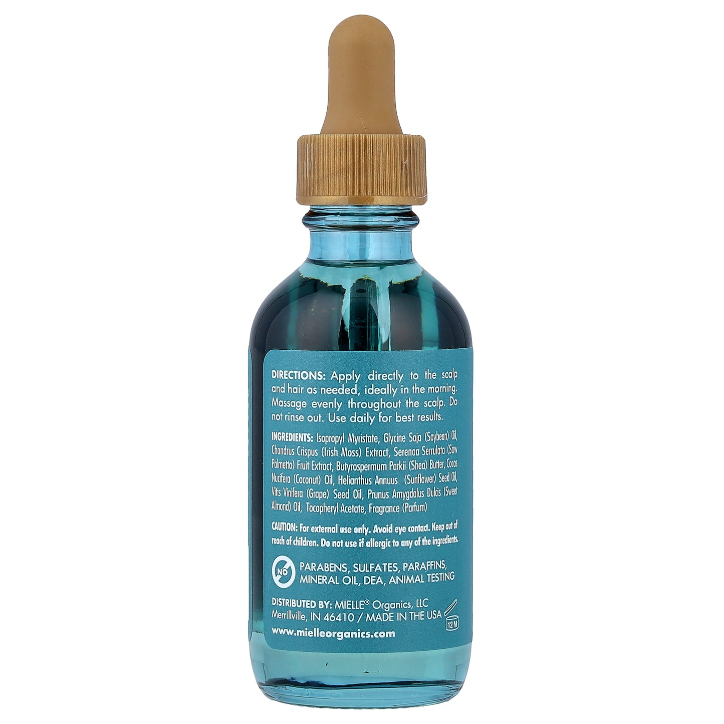 Mielle, Anti-Shedding Scalp & Hair Oil, Sea Moss, 2 fl oz (59 ml)