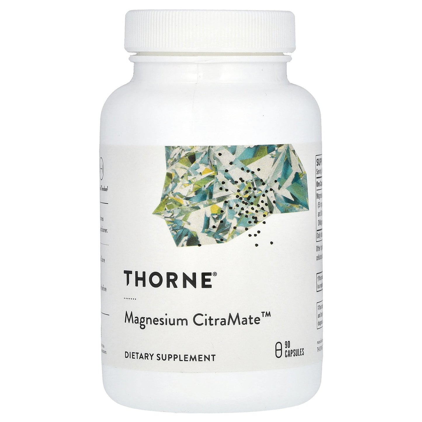 Thorne, Magnesium CitraMate, 90 Capsules (135 mg per Capsule)