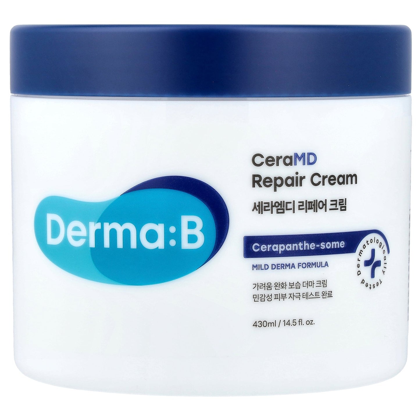 Derma:B, CeraMD Repair Cream, 14.5 fl oz (430 ml)