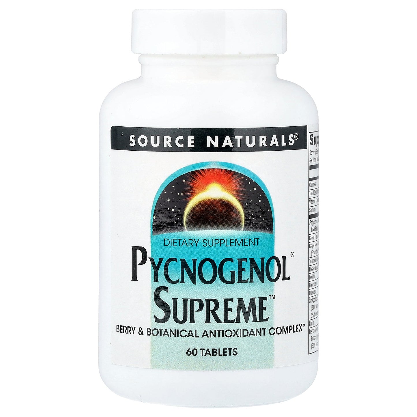 Source Naturals, Pycnogenol® Supreme™, 60 Tablets