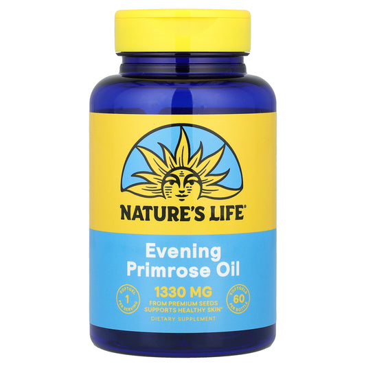 Nature's Life, Evening Primrose Oil, 1,300 mg, 60 Softgels