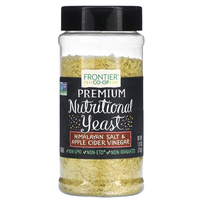 Frontier Co-op, Premium Nutritional Yeast, Himalayan Salt & Apple Cider Vinegar, 7.51 oz (213 g)