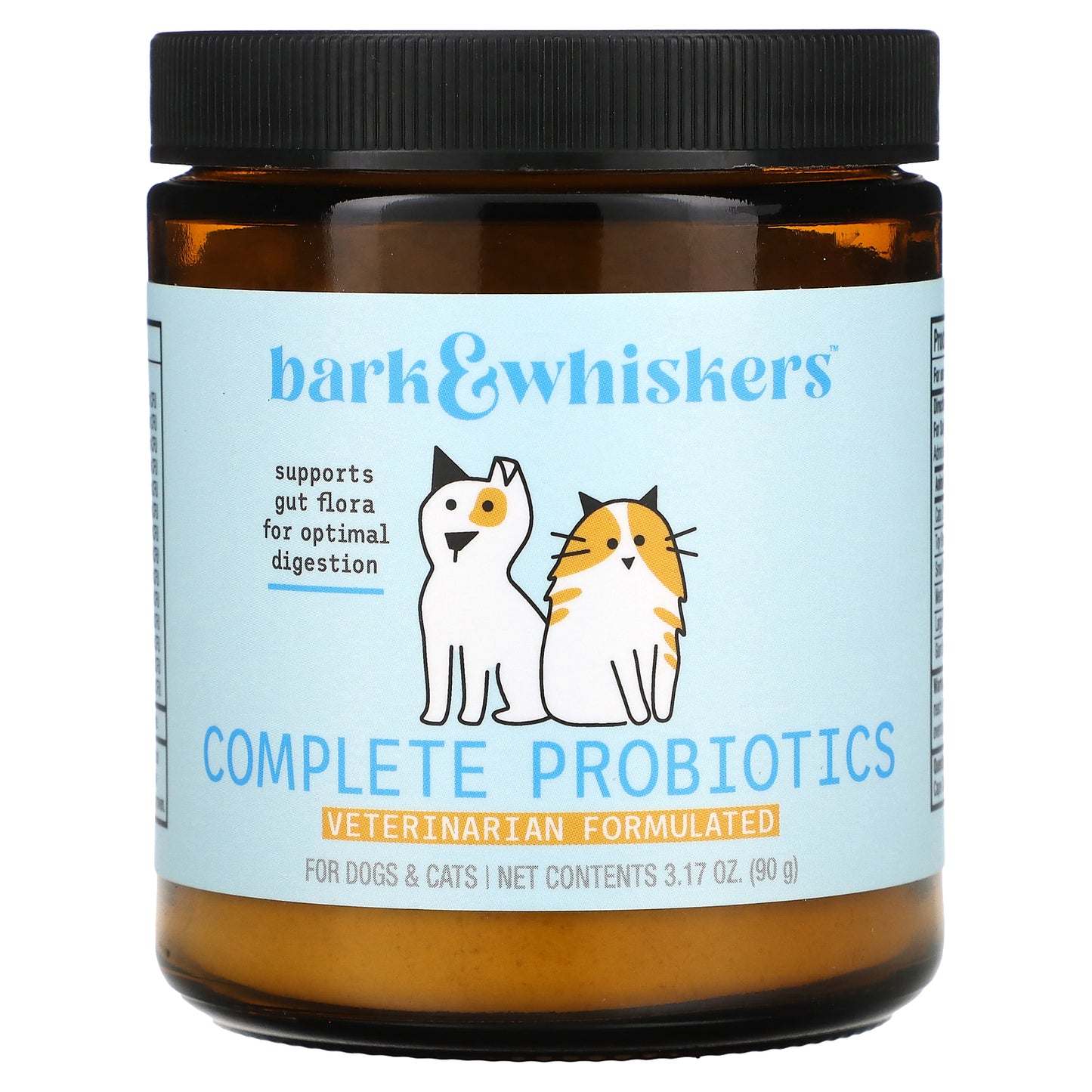 Dr. Mercola, Bark & Whiskers™, Complete Probiotics, For Cats & Dogs, 3.17 oz (90 g)