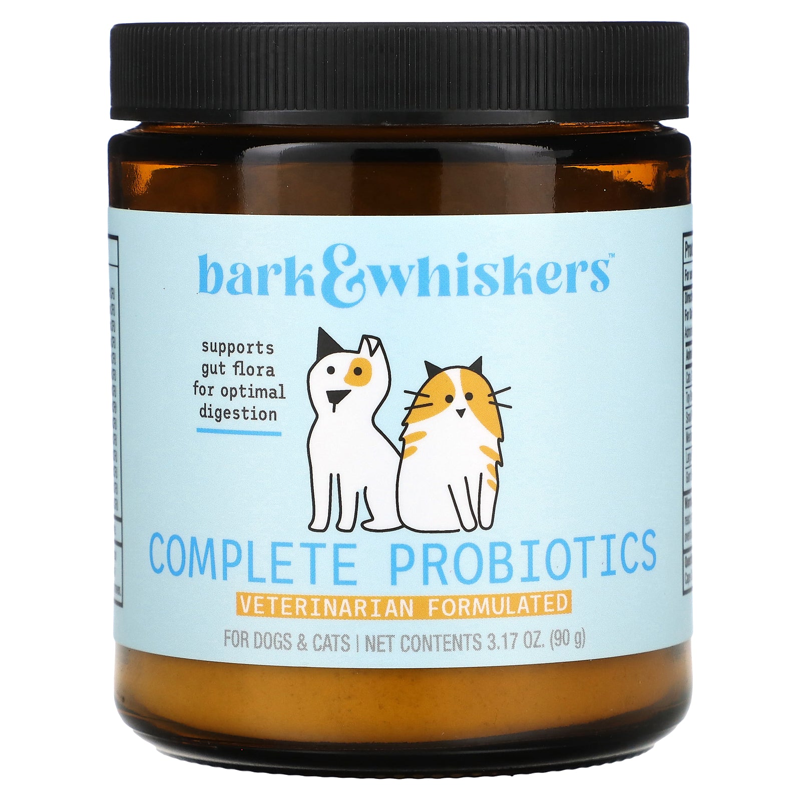 Dr. Mercola, Bark & Whiskers™, Complete Probiotics, For Cats & Dogs, 3.17 oz (90 g)
