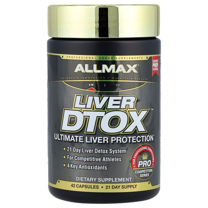 ALLMAX, Liver D-Tox™, Ultimate Liver Protection, 42 Capsules