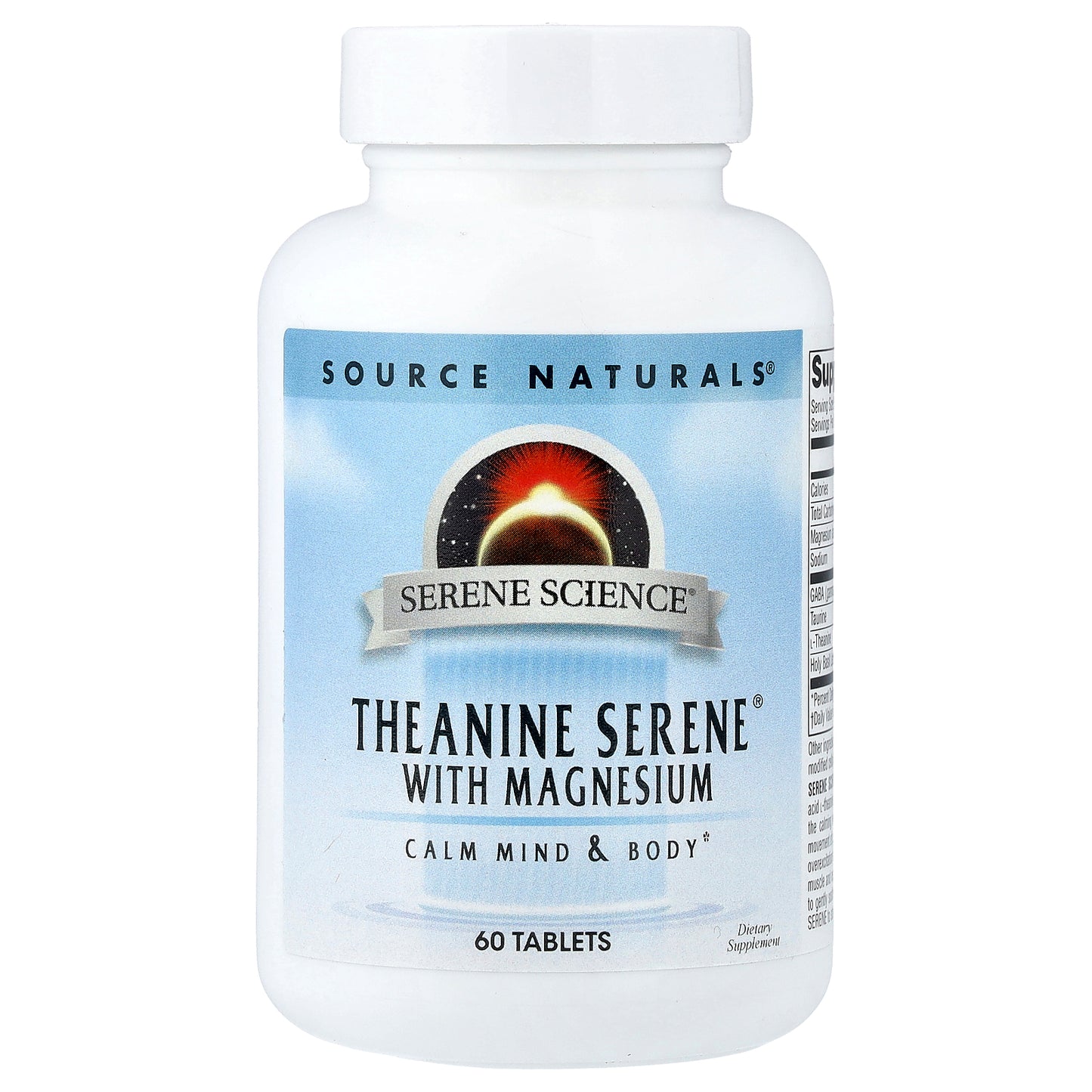 Source Naturals, Serene Science®, Theanine Serene® With Magnesium, 60 Tablets