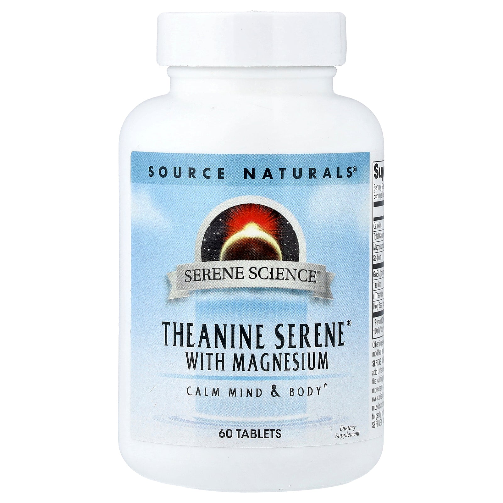 Source Naturals, Serene Science®, Theanine Serene® With Magnesium, 60 Tablets