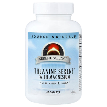 Source Naturals, Serene Science®, Theanine Serene® With Magnesium, 60 Tablets