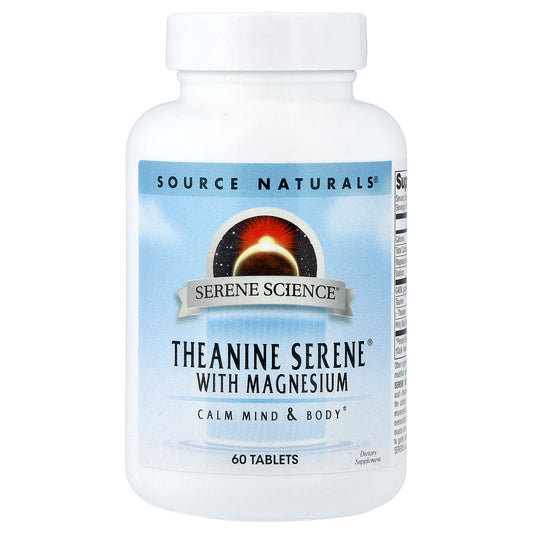 Source Naturals, Serene Science®, Theanine Serene® With Magnesium, 60 Tablets