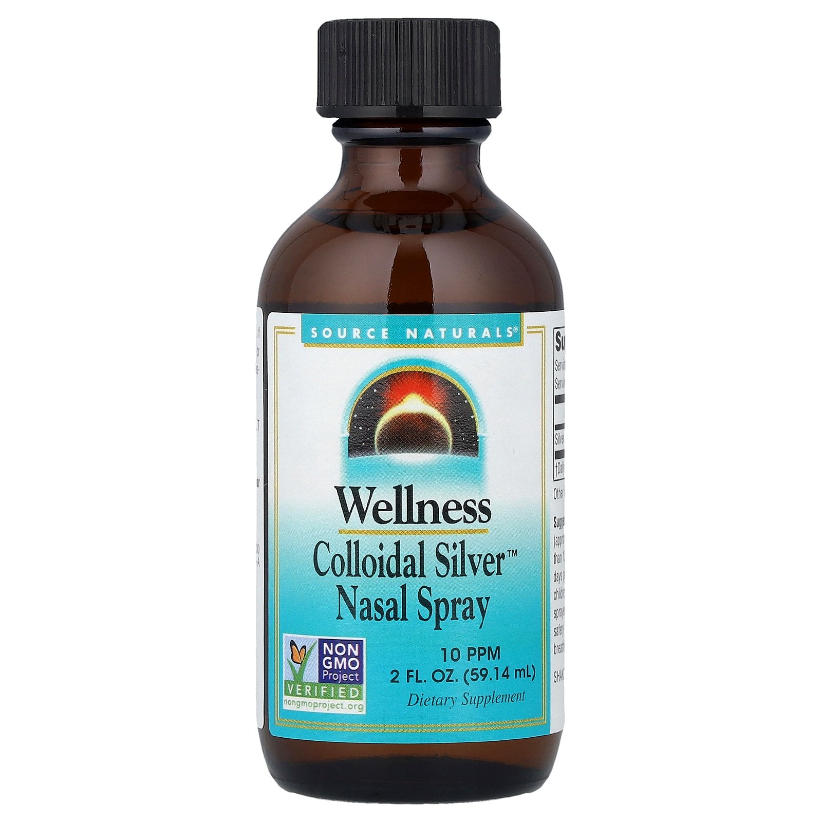 Source Naturals, Wellness, Colloidal Silver™ Nasal Spray, 2 fl oz (59.14 ml)