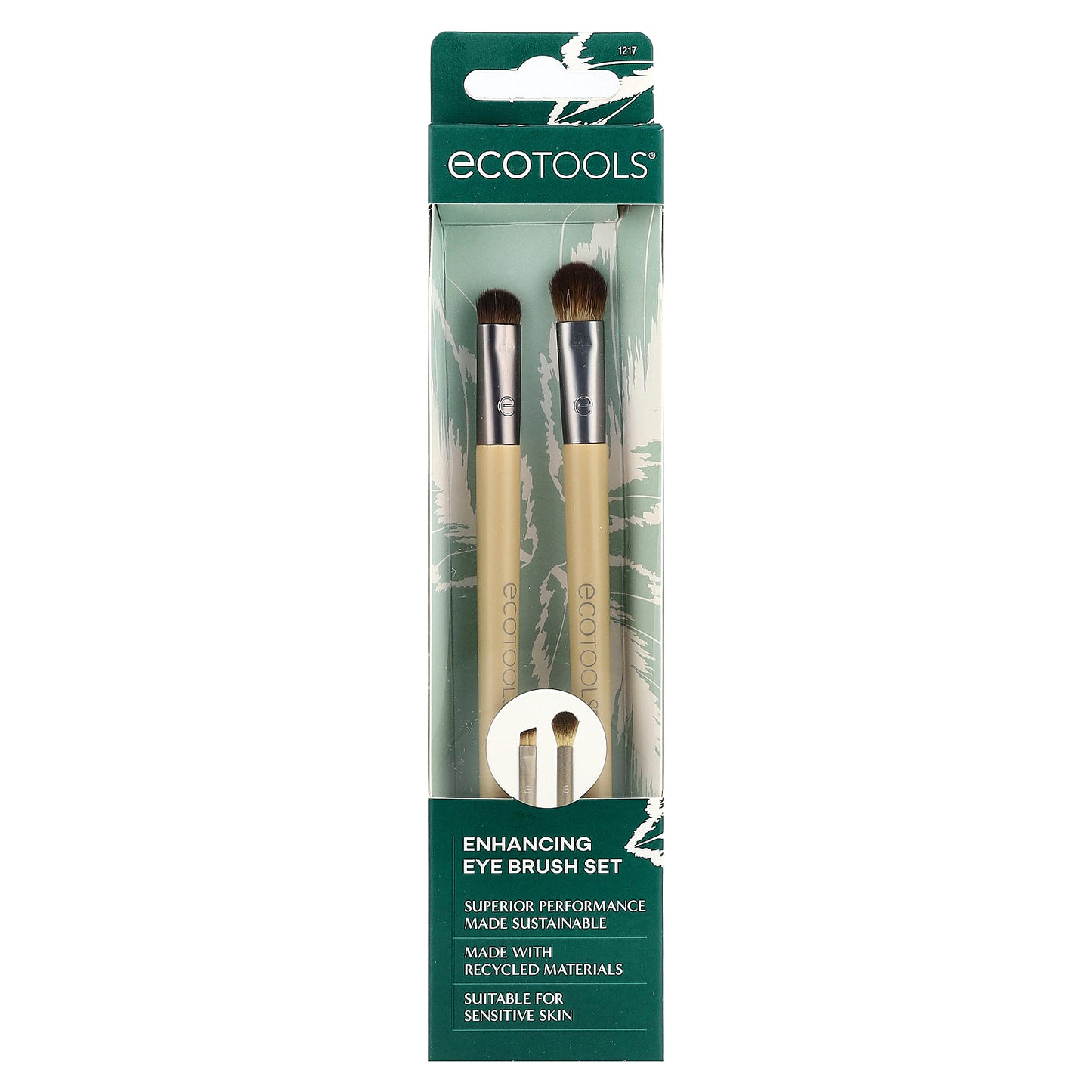 EcoTools, Enhancing Eye Brush Set, 2 Piece Set