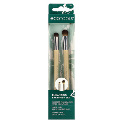 EcoTools, Enhancing Eye Brush Set, 2 Piece Set