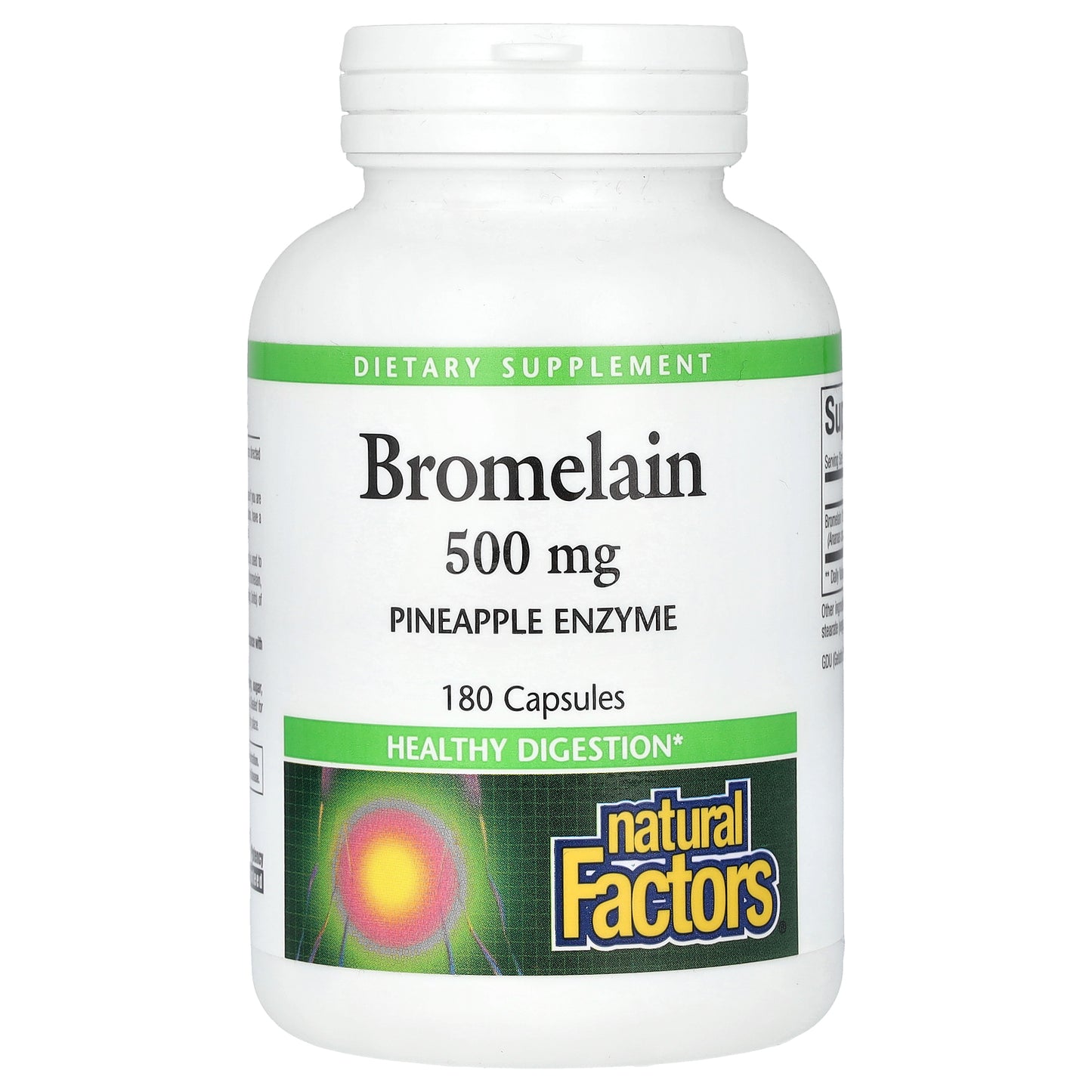 Natural Factors, Bromelain, 500 mg, 180 Capsules