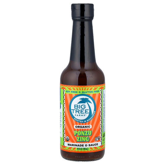 Big Tree Farms, Organic Ponzu Zing, Marinade & Sauce, 10 fl oz (296 ml)