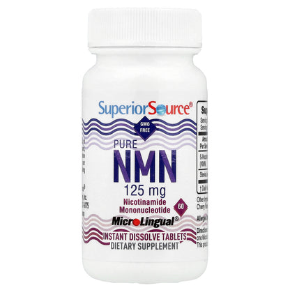 Superior Source, Pure NMN, 60 Instant Dissolve Tablets
