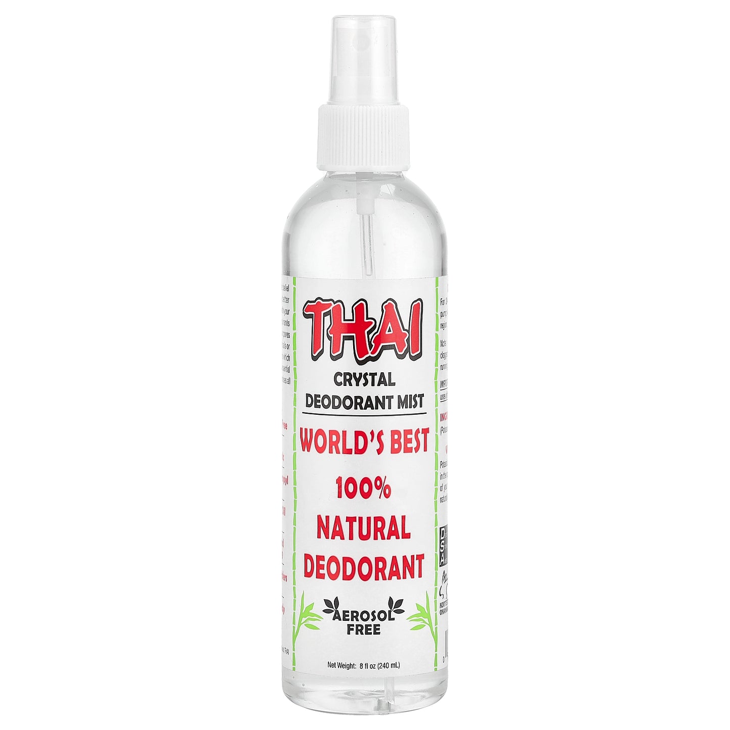 Thai Deodorant Stone, Crystal Deodorant Mist, 8 fl oz (240 ml)