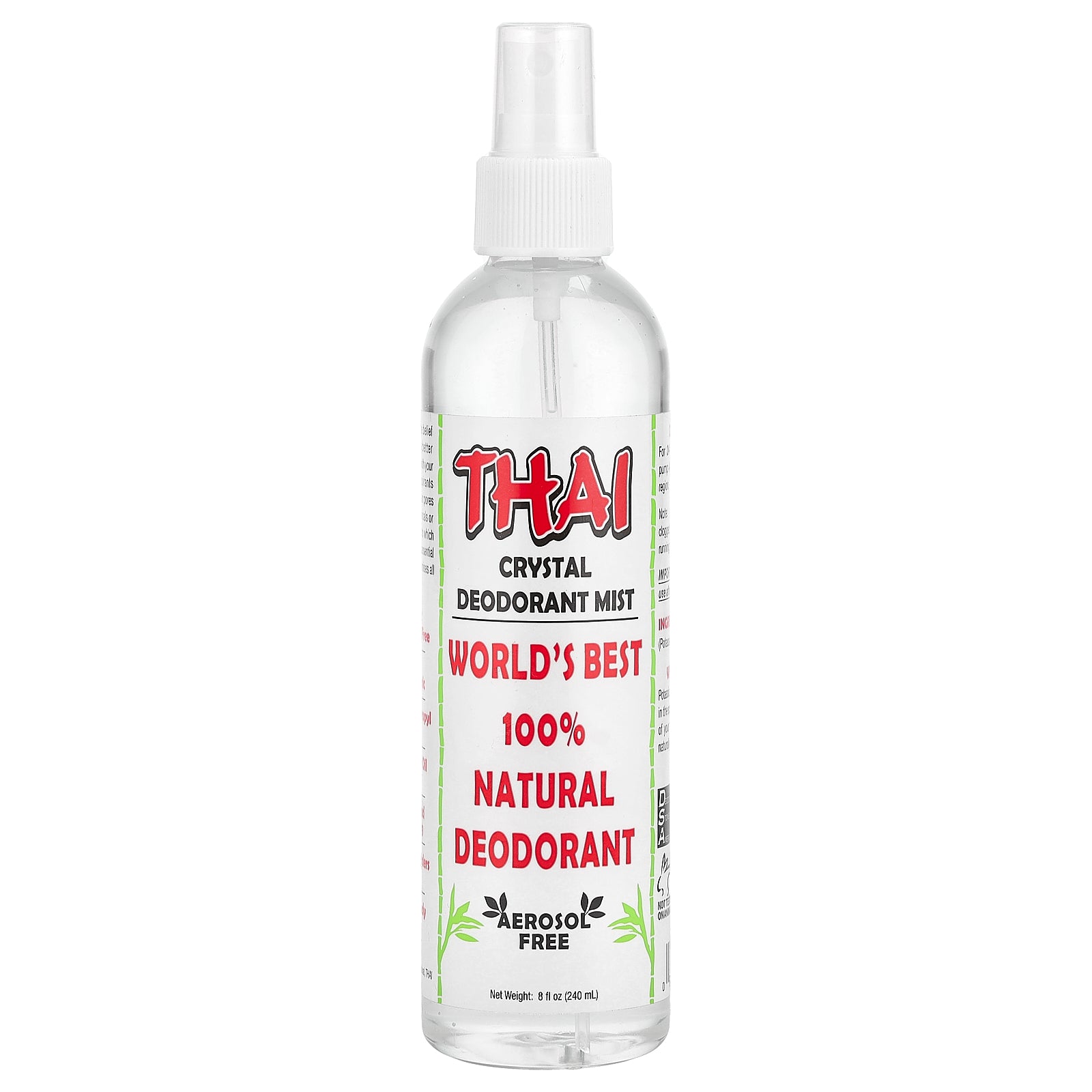 Thai Deodorant Stone, Crystal Deodorant Mist, 8 fl oz (240 ml)