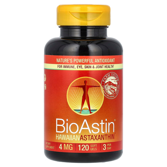Nutrex Hawaii, BioAstin, Hawaiian Astaxanthin, 4 mg, 120 Soft Gels
