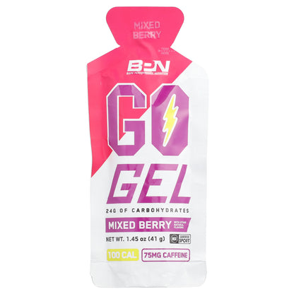 BPN, Go Gel, Mixed Berry CAF, 10 Packets, 1.45 oz (41 g) Each