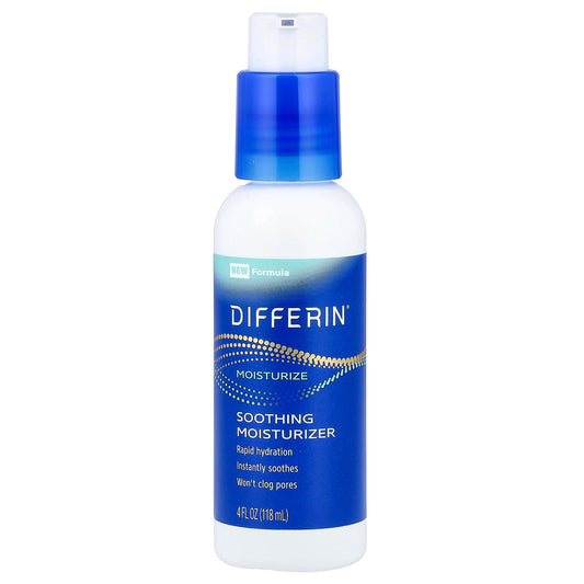 Differin, Soothing Moisturizer, 4 fl oz (118 ml)