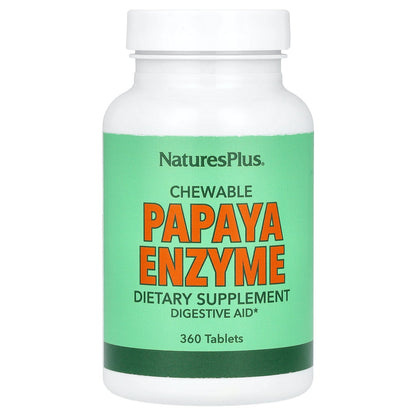 NaturesPlus, Chewable Papaya Enzyme , 360 Tablets
